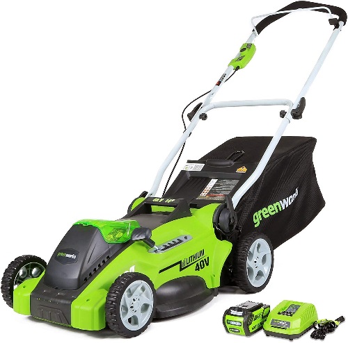 Green Works Cordless Lawnmower