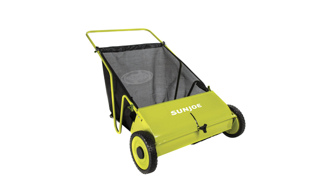 Sun Joe Manual Push Lawn Sweeper