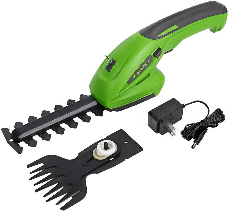 WORKPRO 2-in-1 Cordless Grass Shear + Shrubbery Trimmer