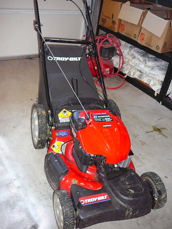 Troy-Bilt TB110 140-cc 21-in Residential Gas Push Lawn Mower with Mulching Capability